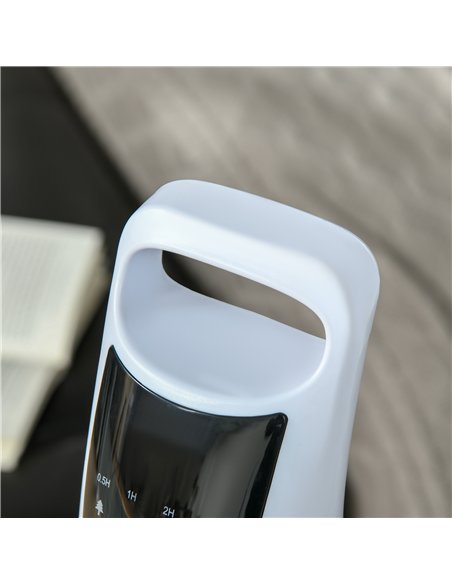 HOMCOM 36'' Freestanding Tower Fan, 3 Speed 3 Mode, 7.5h Timer, 70 Degree Oscillation, LED Panel, 5M Remote Controller, White