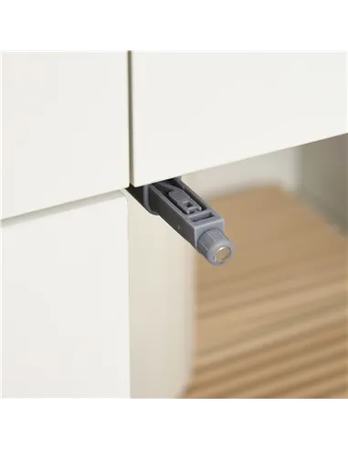 HOMCOM 4-Door Kitchen Cupboard, Tall Freestanding 5-Tier Storage Cabinet with 3 Adjustable Shelves, 2 Drawers for Living Room, D