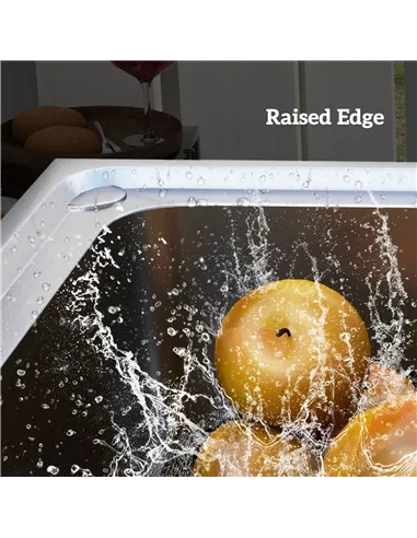 HOMCOM Outdoor Utility Sink, Stainless Steel Free Standing Single Bowl Kitchen Sink with Cold and Hot Water Pipe and Storage She