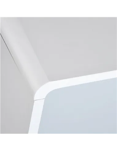 HOMCOM Wooden Bedside Table End Nightstand With Drawer Wood Lamp Desk Storage Unit Bedroom Scandinavian Nordic Style