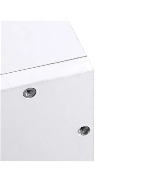 HOMCOM Wall Mounted Coat Hanger Hooks Rack Stand Hallway Coat Rack Rail & Storage Shelf Hanging Coat Organizer (White)