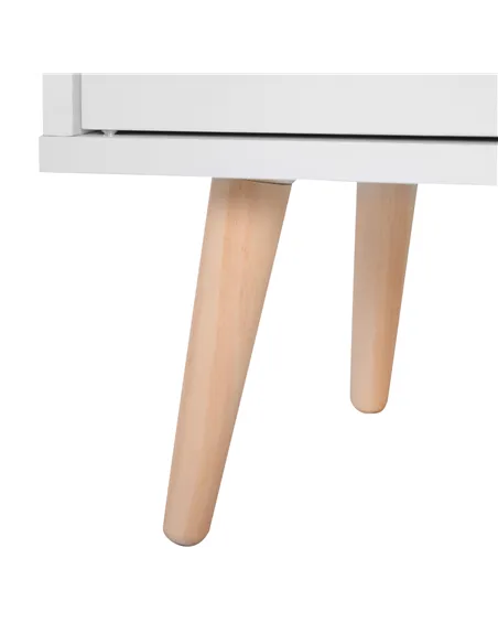HOMCOM Sideboard, Side Cabinet, Floor Cupboard with Storage Drawer for Hallway, Kitchen, Bedroom, Living Room, White