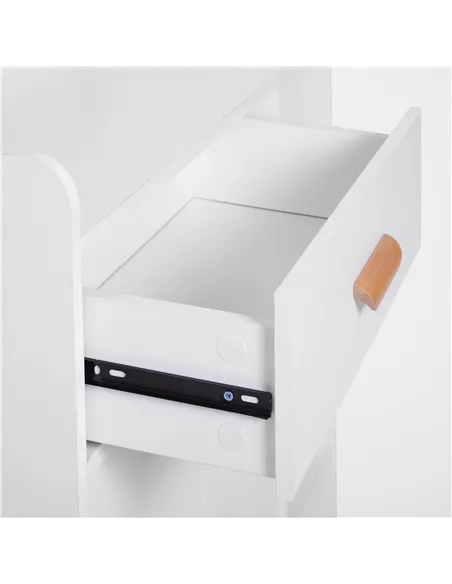 HOMCOM Sideboard, Side Cabinet, Floor Cupboard with Storage Drawer for Hallway, Kitchen, Bedroom, Living Room, White