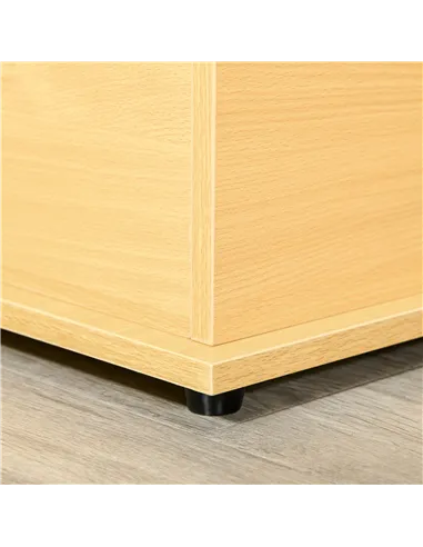 HOMCOM 113L Storage Chest, Storage Box with Flip-Top Lid and 2 Safety Hinges, Storage Trunk for Living Room, Entryway, 100 x 40 