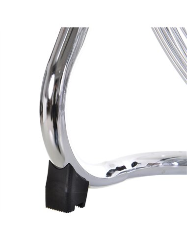 HOMCOM 20" Chrome Metal Floor Fan with Tilting, High Velocity, 3 Speed, Portable Gym Fan for Home Office, Silver