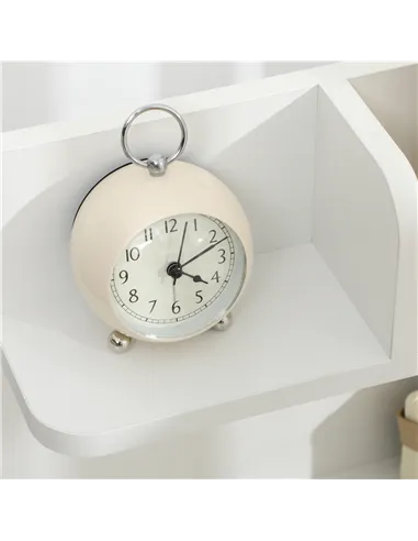 HOMCOM Bedside Table, Small Bedside Cabinet with 2 Drawers and Storage Shelves, Accent Table for Living Room, Bedroom, White