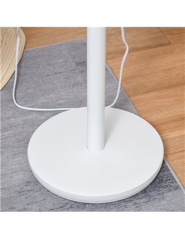 HOMCOM 9'' Air Circulator Fan 3 Speed, 70° Oscillation 90° Vertical Tilt, Carry Handle, Pedestal Fan, Pedestal Fan for Living Ro