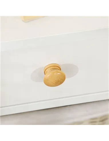 HOMCOM Bedside Table with Drawer and Bottom Shelf, Square Side End Table for Bedroom, Living Room, White, Set of 2