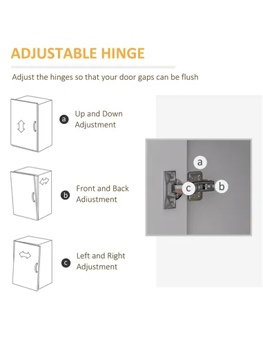 HOMCOM Multi-Storage Mobile Office Storage Cabinet - White