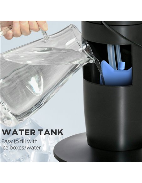 HOMCOM Ice Cooling Tower Fan, Water Conditioner Evaporative Air Cooler Unit with 4 Modes, 3 Speed, Remote Control, Timer, Oscill