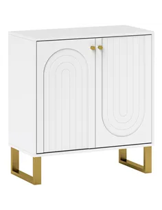 HOMCOM 2-Door Sideboard Storage Cabinet - White