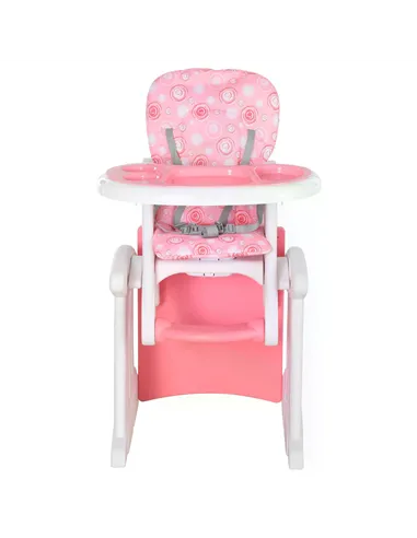 HOMCOM HDPE 3-in-1 Baby Booster High Chair Pink