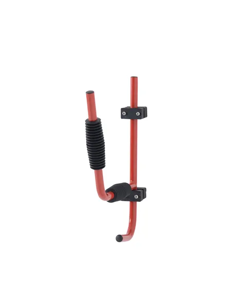 HOMCOM Kayak Canoe Heavy Duty Wall Mounted Storage Holder Rack Heavy Duty Storing Hangers Red