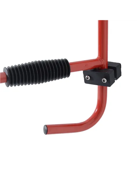 HOMCOM Kayak Canoe Heavy Duty Wall Mounted Storage Holder Rack Heavy Duty Storing Hangers Red