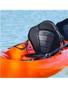 HOMCOM Deluxe Kayak Seat Sit On Top Padded Backrest Canoe Rafting Sports High Back Detachable 2