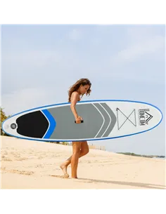 HOMCOM Stand Up Paddle Board SUP Accessory Carry Bag Adj Paddle Pump Leash Inflatable Paddle Board 2