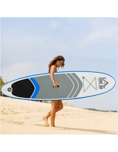 HOMCOM Stand Up Paddle Board SUP Accessory Carry Bag Adj Paddle Pump Leash Inflatable Paddle Board