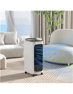 HOMCOM Three-Cool Air Conditioner, with Ice Pack and Remote - White 2