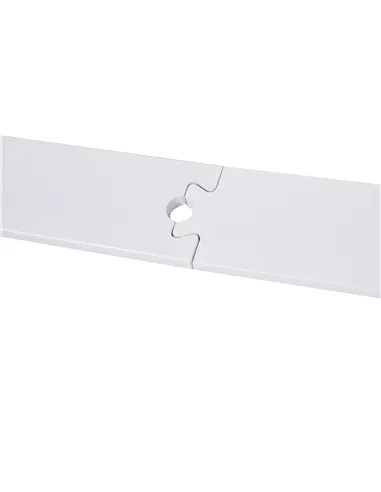 HOMCOM 6FT Rustic Interior Sliding Barn Door Mounting Hardware Kit - White