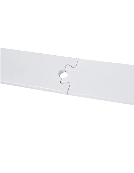 HOMCOM 6FT Rustic Interior Sliding Barn Door Mounting Hardware Kit - White
