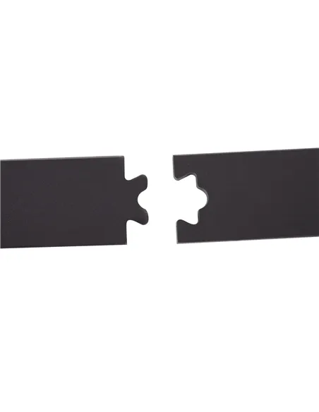 HOMCOM 6ft Modern Single Sliding Barn Door Track Kit Set Closet Hardware for Single Wooden Door