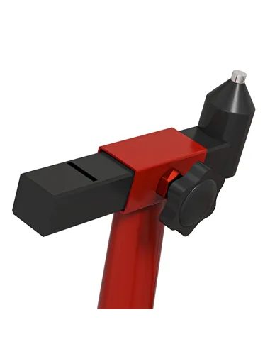 HOMCOM Front Motorcycle Paddock Stand Motorbike Stand with Anti-Slip Mat, U-Shaped and L-Shaped Adapters, 200 kg Capacity, for 1