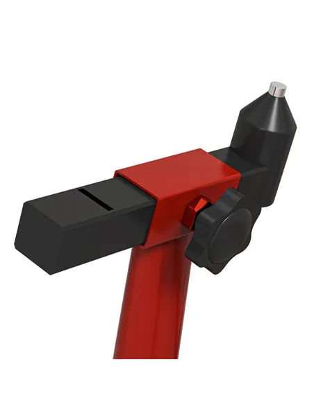 HOMCOM Front Motorcycle Paddock Stand Motorbike Stand with Anti-Slip Mat, U-Shaped and L-Shaped Adapters, 200 kg Capacity, for 1