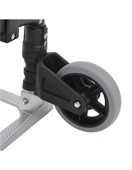 HOMCOM Aluminium Folding Hand Truck Trolley, Heavy Duty Foldable Sack Cart with Adjustable Telescoping Handle, 70KG Load Capacit