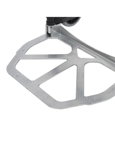 HOMCOM Aluminium Folding Hand Truck Trolley, Heavy Duty Foldable Sack Cart with Adjustable Telescoping Handle, 70KG Load Capacit