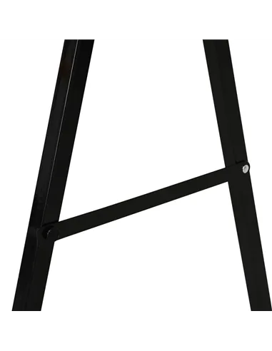 HOMCOM 2PCS Saw Horse Twin Pack Folding Workbench Metal Trestle Stands with Non-slip EVA Surface for Sawing Work Max Load 125kg