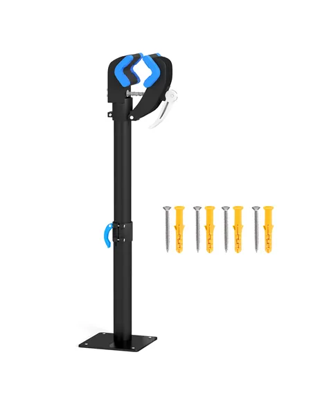 HOMCOM Bike Repair Stand, with Adjustable Clamp, Black