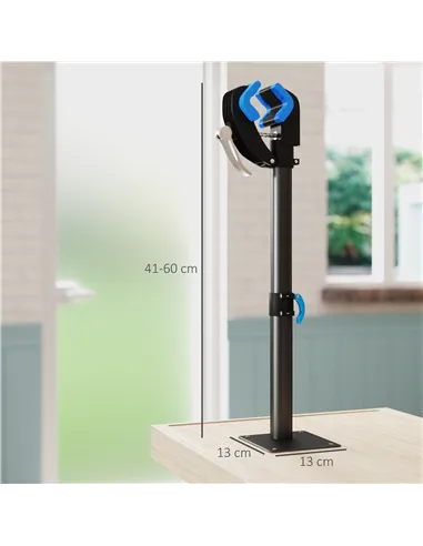 HOMCOM Bike Repair Stand, with Adjustable Clamp, Black