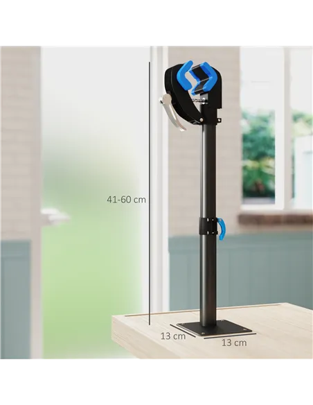 HOMCOM Bike Repair Stand, with Adjustable Clamp, Black