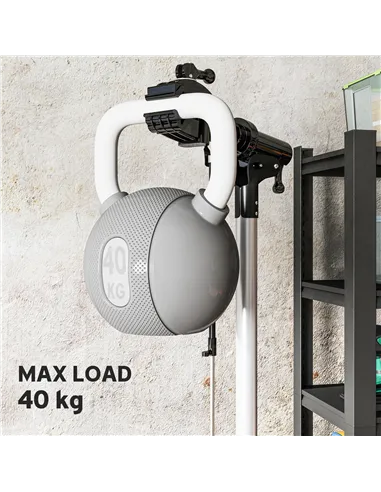 HOMCOM Bike Repair Stand, Max Load 40kg, Foldable, Height Adjustable, for Road Bike, Mountain Bike, E-bike