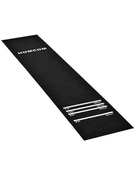 HOMCOM Professional Rubber Darts Dart Mat Pub Club Home 4 Throwing Distances
