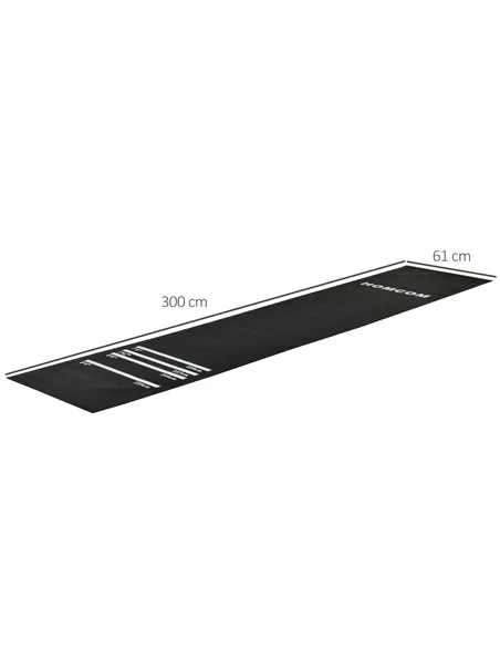 HOMCOM Professional Rubber Darts Dart Mat Pub Club Home 4 Throwing Distances