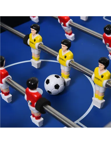 HOMCOM 29 Inch Mini Tabletop Football Foosball Gaming Table  Play Fun Game Toy 74.5L x 36.1W x 12H CM