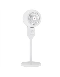 HOMCOM 9" Pedestal Fan, 70° Oscillation 90° Vertical Tilt Oscillating Air Circulator with 3 Speeds, Standing Fan for Home Office