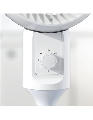 HOMCOM 9" Pedestal Fan, 70° Oscillation 90° Vertical Tilt Oscillating Air Circulator with 3 Speeds, Standing Fan for Home Office