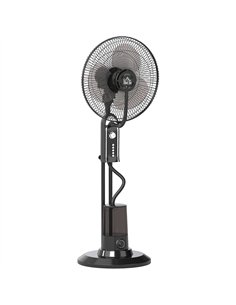HOMCOM Pedestal Fan with Water Mist Spray, Spray Misting Fan with 70° Oscillation, Tilt Head, 4 Speeds, 3 Modes, Adjustable Mist