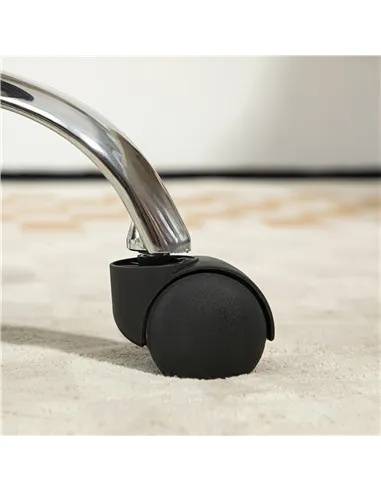 HOMCOM Adjustable Rolling Swivel Beauty Salon Chair, Stool for Spa, Grey