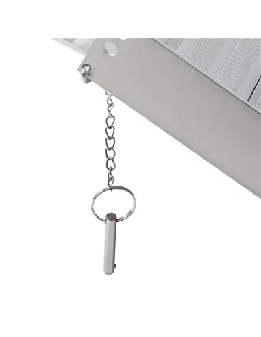 HOMCOM 2ft Folding Aluminum Wheelchair Ramp Scooter Portable Mobility Assist Suitcase Access Aid Disabled