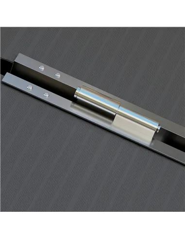 HOMCOM Wheelchair Ramp, 122L x 73Wcm, 272KG Capacity, Folding Aluminium Threshold Ramp with Non-Skid Surface, Transition Plates 