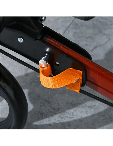 HOMCOM 4 Wheel Rollator with Seat and Back, Folding Mobility Walker with Carry Bag, Adjustable Height, Dual Brakes, Cane Holder,