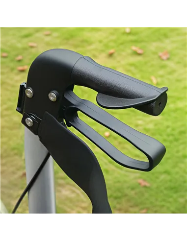 HOMCOM 2 in 1 Wheelchair Transport Chair & Folding Rollator Walker with Seat, Backrest, Footrest, Lightweight Walking Frame with