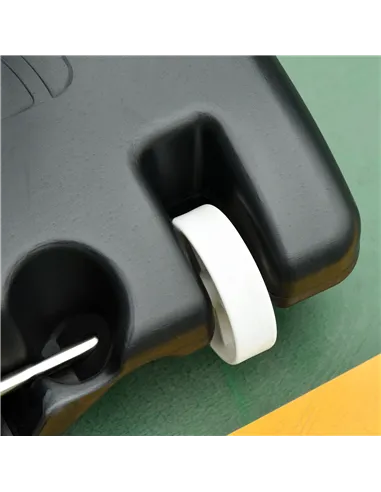 HOMCOM Basketball Hoop Outdoor, Portable Basketball Hoop and Stand with Weighted Base, Portable on Wheels, 1.55-2.1m, for Teens,