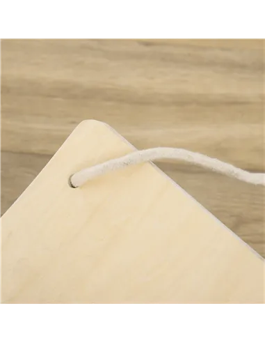 HOMCOM Wood Wobble Board with Ropes, Balance Board for Full Body Workout, Multipurpose for Kids and Adults