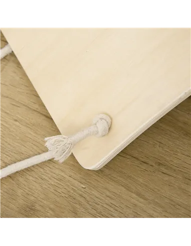 HOMCOM Wood Wobble Board with Ropes, Balance Board for Full Body Workout, Multipurpose for Kids and Adults