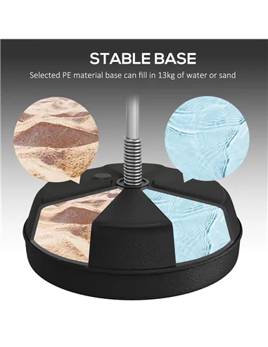 HOMCOM Punching Bag with Stand Boxing Bag Set with Adjustable Height, Red