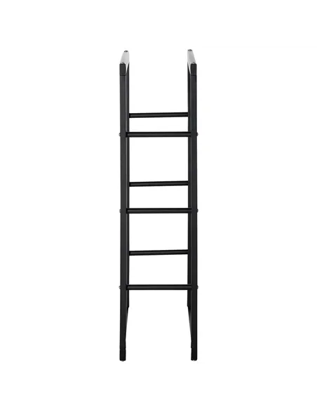 HOMCOM Metal Firewood Log Holder Tall Firewood Rack Indoor Outdoor Fireplace Wood Storage Shelf with Side Rails, Rust-Resistant,